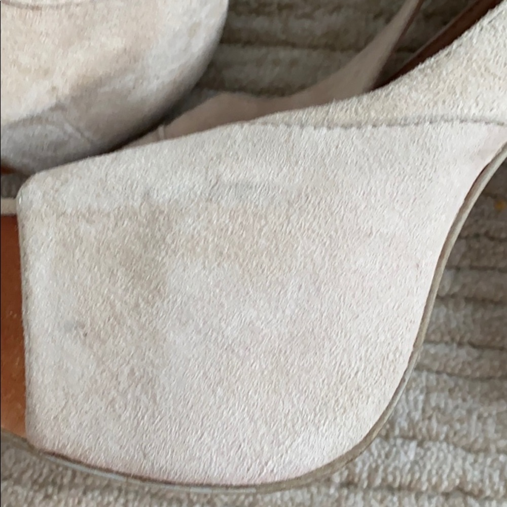 Jeffrey Campbell Foxy Size 8 Suede Nude